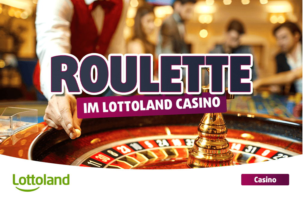 Bild zeigt einen Roulette Tisch und den Titel Roulette im Lottoland Casino